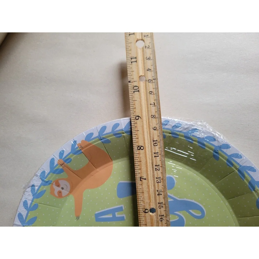 Oh Baby It's A Boy Jungle‎ Safari Shower Plates and Napkins Set 82pc Bundle